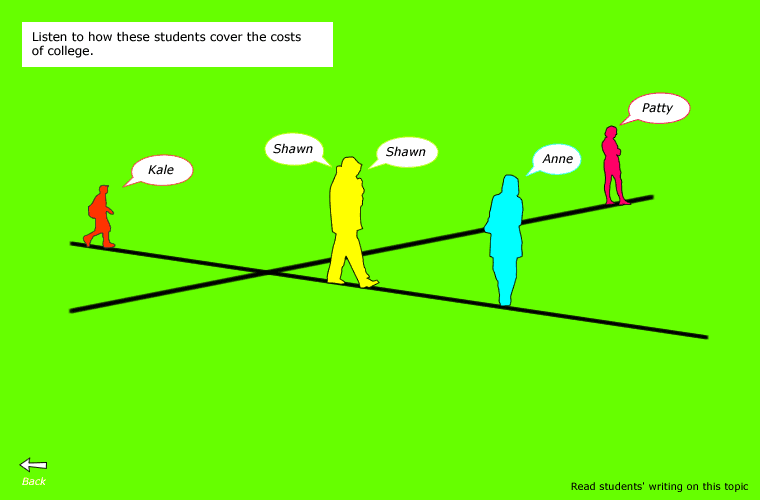 Students on financial aid and making their way through college